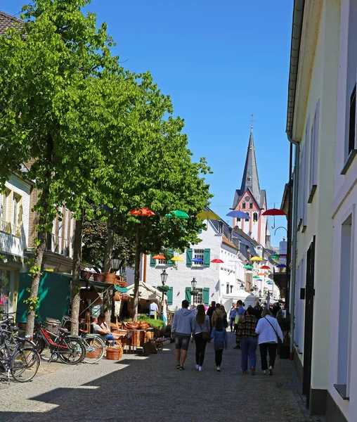 Kempen Nrw Allemagne Mai 2022 Beau Village Médiéval Historique Bas — Photo