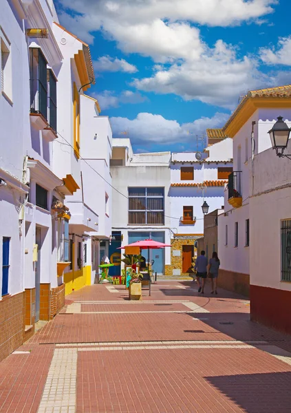 Zahara Los Atunes Spanje Juni 2019 Rustige Straatscène Typisch Spaans — Stockfoto