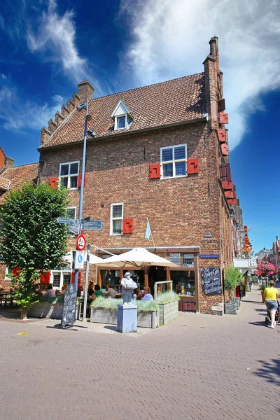 Venlo Romerhuis Netherlands July 2022 Beautiful Square Medieval Brick House — 图库照片