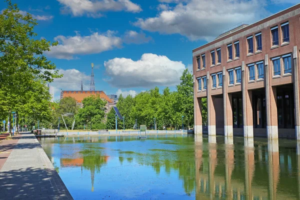Eindhoven Havendhoofd Netherlands July 2022 End Water Canal Modern Waterfront — Stock Photo, Image