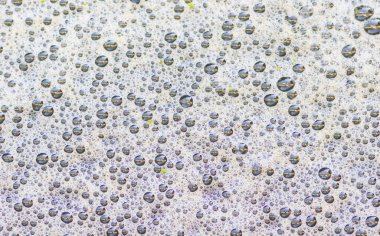 Köpük kabarcıkları desen açık gri arkaplan