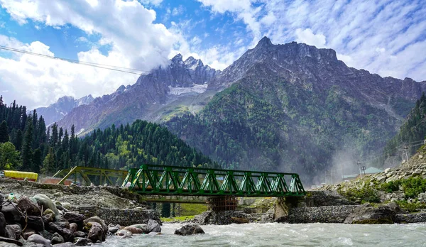 Piękny Krajobraz Sonamarg Kashmir — Zdjęcie stockowe