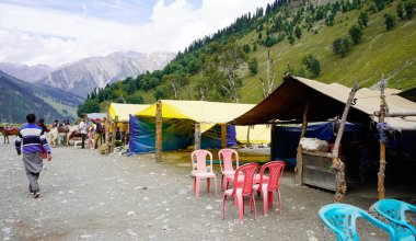 Sonamarg kaşmir 'in güzel manzarası