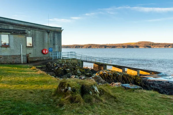 Kirkcudbright Escocia Enero 2021 Kirkcudbright Lifeboat Station Casa Botes Rampa —  Fotos de Stock