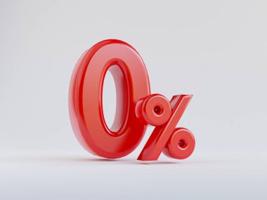 Alışveriş mağazası ve indirimli konsept için% 0 veya% 0 oranında izole edilmiş..