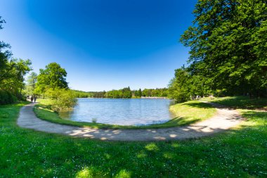 Lac Des Montagnes 'in eğlence merkezi Fransa' daki Mazamet şehrine yakın.