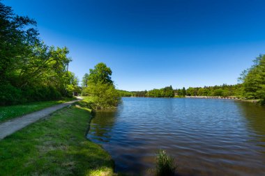 Lac Des Montagnes 'in eğlence merkezi Fransa' daki Mazamet şehrine yakın.