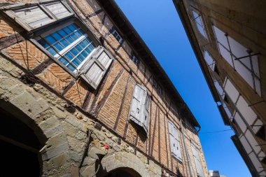 Lautrec yollarında mimari görünüm, Tarn, Fransa