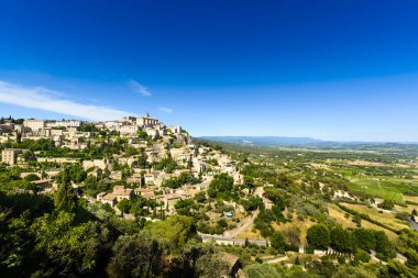 Fransa 'nın Luberon bölgesindeki Gordes Köyü