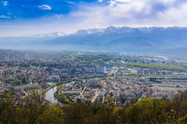 Bastille bakış açısından görmeye Grenoble şehir