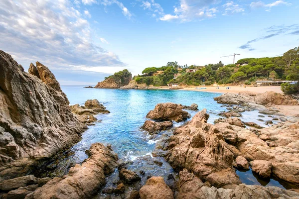 Beautiful Sant Francesc Creek Beach Blanes Spain — Stock Photo, Image