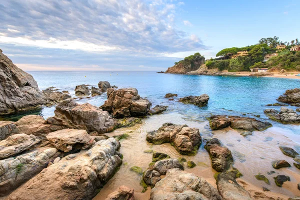 Hermoso Arroyo Playa Sant Francesc Blanes España —  Fotos de Stock