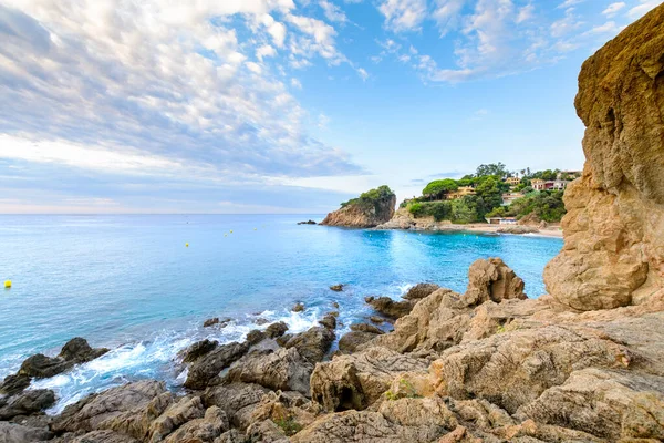 Beautiful Sant Francesc Creek Beach Blanes Spain — Stock Photo, Image