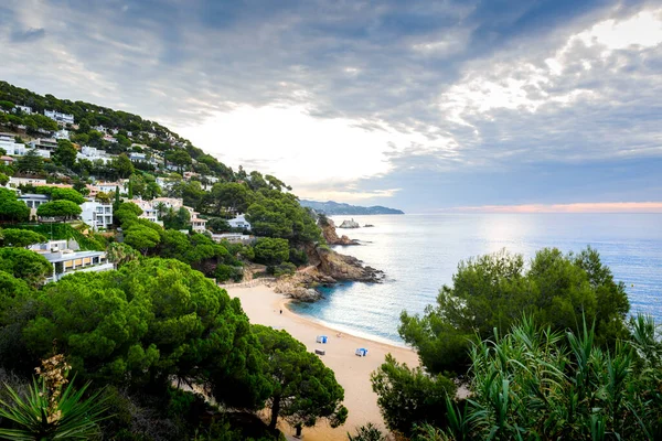 Güzel Sant Francesc Deresi Spanya Blanes Plajı — Stok fotoğraf