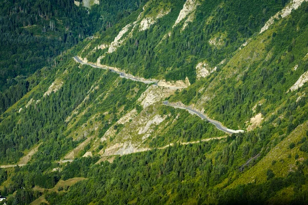 Pyrenean Dağı Nda Saint Lary Soulan Fransa Geçmek Için Yol — Stok fotoğraf