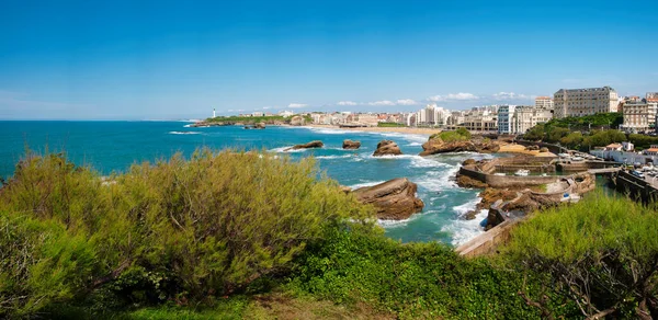 Coast Lighthouse Biarritz City South France Sunny Day — Stock Photo, Image