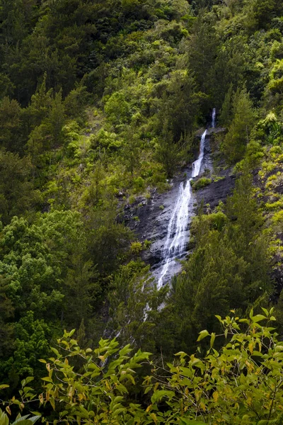 Waterfal Genaamd Voile Mariee Bij Salazie Reunion Island — Stockfoto