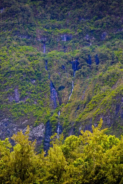 Wasserfall Von Salazie Auf Der Insel Réunion — Stockfoto