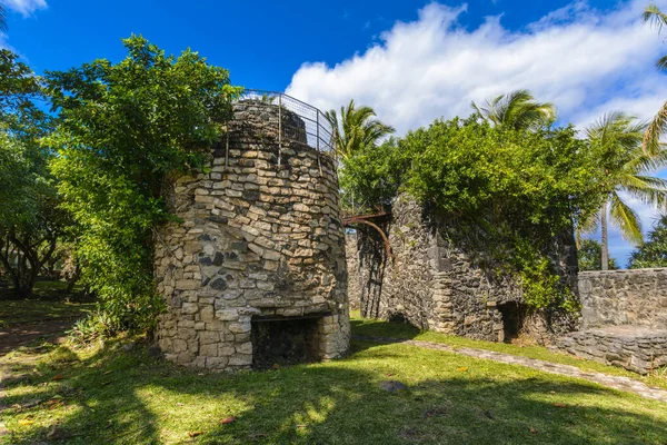 Old Architecture Grande Anse Place Reunion Island Sunny Day — Stock Photo, Image