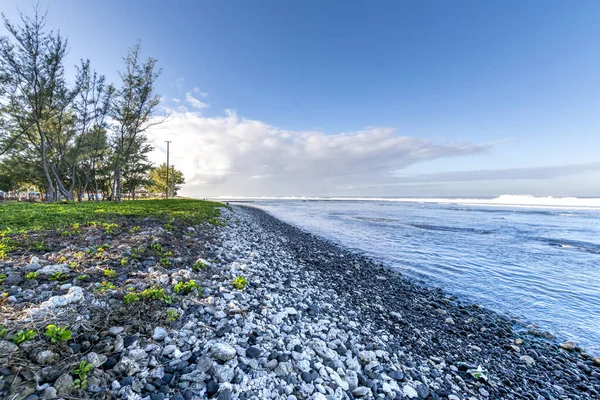 Reunion Adası Nda Aziz Pierre Plajı — Stok fotoğraf