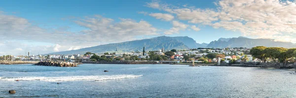 Vue Panoramique Ville Port Saint Pierre Réunion — Photo