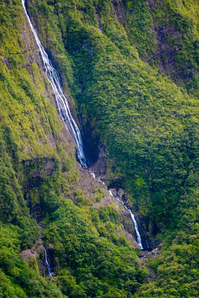 Wodospad Beautilful Dolinie Takamaka Reunion Island — Zdjęcie stockowe