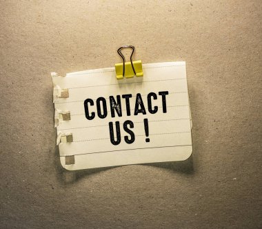 Bizimle irtibata geçen kelimeler İş kavramı fikri