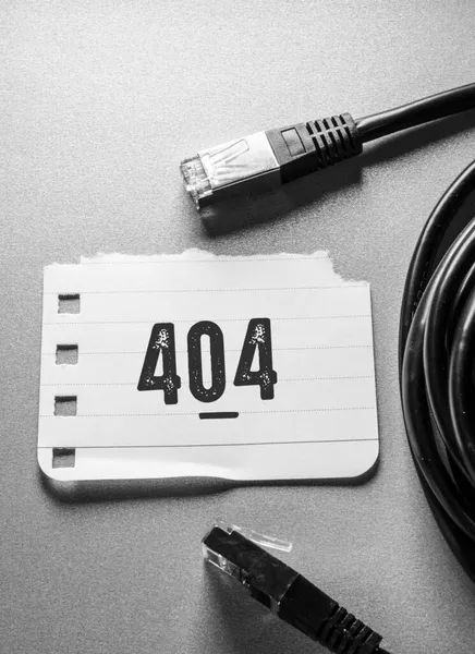 Close Parole Con 404 Errore Idea Concetto Web — Foto Stock