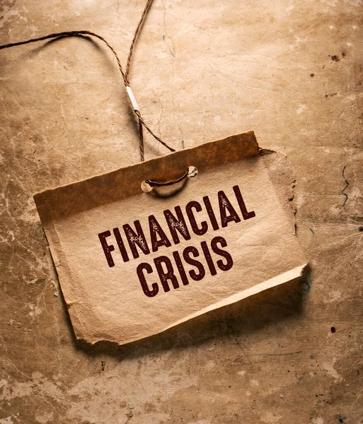 Close Crisis Word Business Concept Idea — Stock Photo, Image