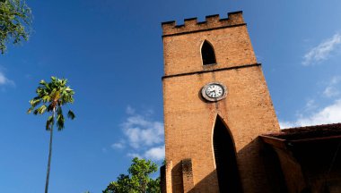 Sri Lanka, Kandy City 'deki eski kilise binası.