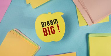Dream Big Word, Business Concept Idea 'nın Kapanışı