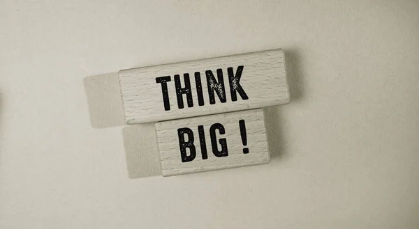 Close Dream Big Word Business Concept Idea — Stock Photo, Image