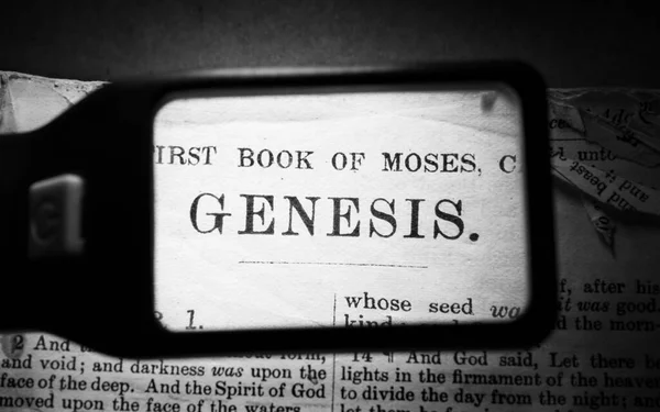Close Vintage Holy Bible Book — Stock Photo, Image
