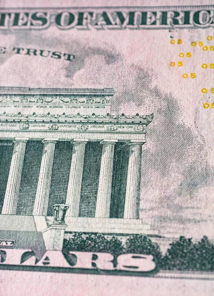 Sluiten Van Amerikaanse Dollar Note Valuta — Stockfoto