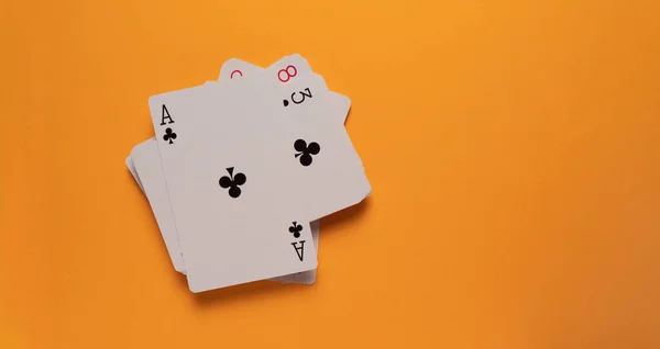 Fechar Jogo Cartas Jogo — Fotografia de Stock