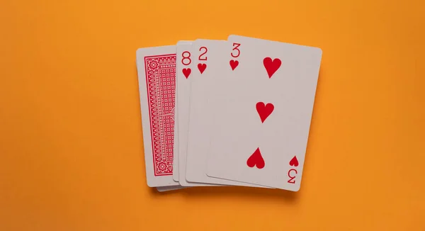 Fechar Jogo Cartas Jogo — Fotografia de Stock