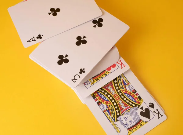 Fechar Jogo Cartas Jogo — Fotografia de Stock