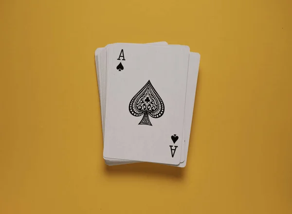 Játékkártyák Közelsége — Stock Fotó