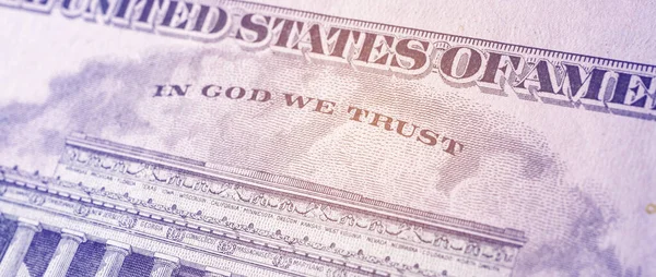 Sluiten Van Amerikaanse Dollar Note Valuta — Stockfoto