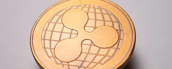 Ripple Coin Crypto货币宏观调控 — 图库照片