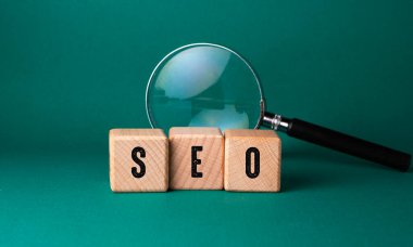 SEO Word, Web Business Concept fikrini kapat