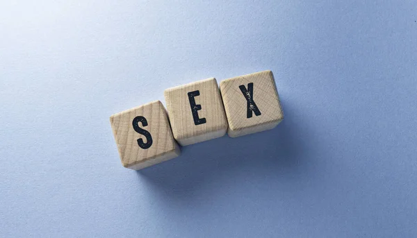 Close Sex Words Medical Concept Idea — Stock Photo, Image