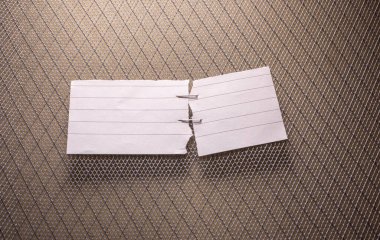 Boş karton etiket, Bu geçmişteki kelimeleriniz için kullanılabilir