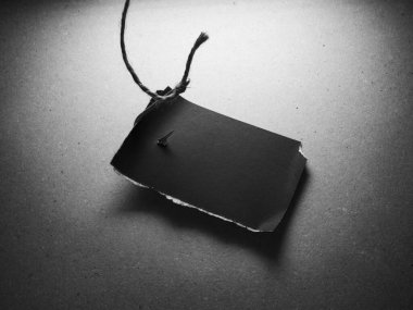 Boş karton etiket, Bu geçmişteki kelimeleriniz için kullanılabilir