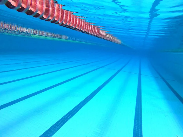 Undervattensbilden Poolen Orten — Stockfoto