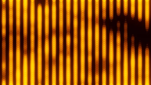 Abstrato Laranja Luzes Bokeh Barra Equalizador Efeito Tecnologia Partículas Superfície — Fotografia de Stock