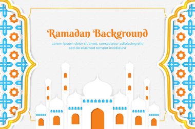 İslam desenli Ramazan arkaplanı
