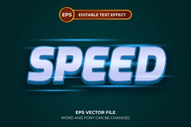 Hızlı düzenlenebilir metin efekti şablonu