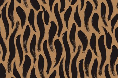 Kusursuz desenli, elle boyanmış soyut desenli. Fırça darbesi, mürekkep lekesi. Duvar kağıdı, kumaş baskısı, ambalaj kağıdı için tasarım. Sonsuz arkaplan.