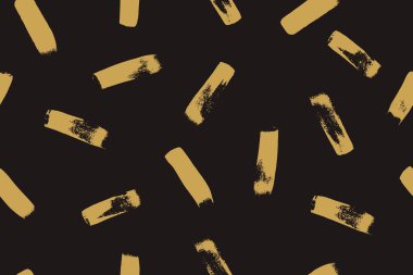 Kusursuz desenli, elle boyanmış soyut desenli. Fırça darbesi, mürekkep lekesi. Duvar kağıdı, kumaş baskısı, ambalaj kağıdı için tasarım. Sonsuz arkaplan.